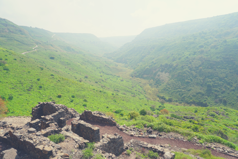 Ruins at Gamla, Israel